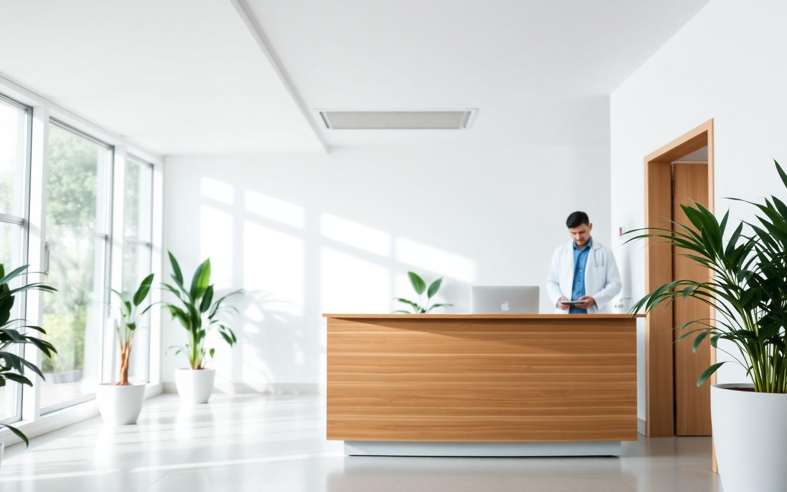 Recepção da clínica Atual Medicina